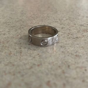 Cartier white gold Love ring